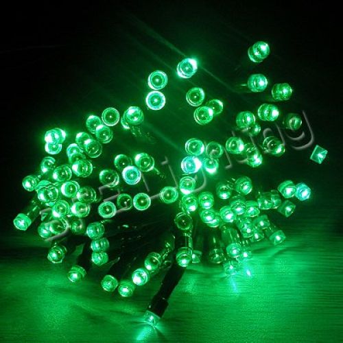 100 LED vánoční dekorativní osvětlení 10M, zelené