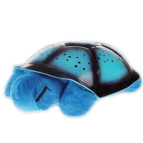 Magická uspávací želva s hvězdnou projekcí modrá