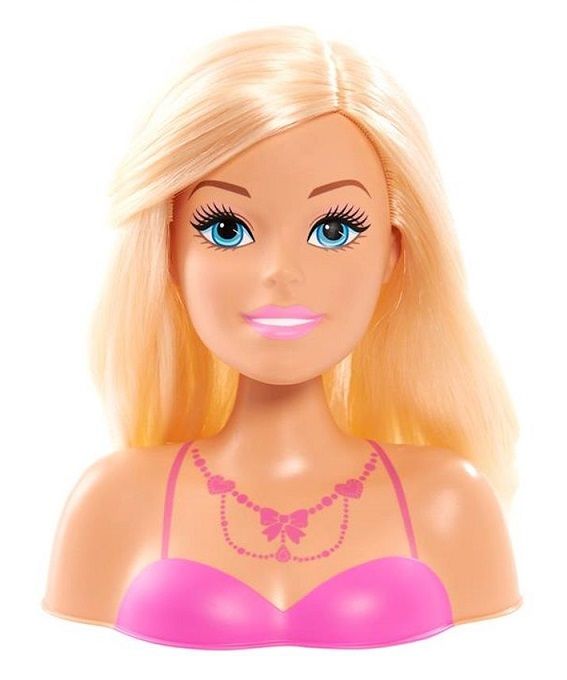 MATTEL Barbie česací hlava 21cm