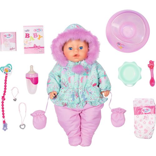 ZAPF Creation BABY born Soft Touch panenka Speciální zimní edice 43 cm